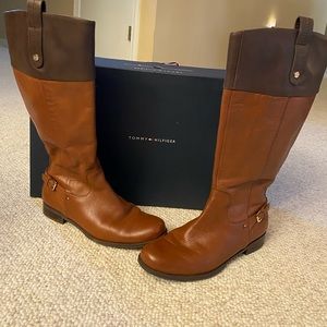 Tommy Hilfiger boots. Wide width calf